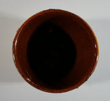 Vintage Carstens Tonnieshof Earthen Brown with Lava and Bumps 10" Tall Pottery Vase