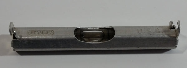 Vintage Stanley Pocket Sized Aluminum Metal Level Tool