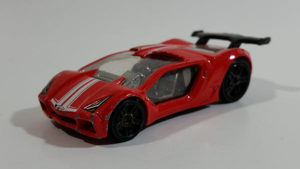 2010 Hot Wheels Track Stars Impavido 1 Red Die Cast Toy Car Vehicle