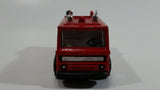 Vintage PlayArt Fire Tender Fire Truck Red Die Cast Toy Car Vehicle - Made in Hong Kong