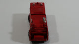 Vintage PlayArt Fire Tender Fire Truck Red Die Cast Toy Car Vehicle - Made in Hong Kong