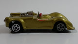 Rare Vintage TinToys Chaparral 2G #6 W.T. 706 Gold Die Cast Toy Race Car Vehicle - Hong Kong