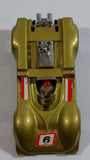 Rare Vintage TinToys Chaparral 2G #6 W.T. 706 Gold Die Cast Toy Race Car Vehicle - Hong Kong