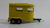 Vintage Lesney Matchbox Superfast No. 43 Pony Trailer Yellow Die Cast Toy Car Vehicle