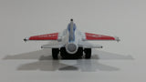 USAF F-16 Fighter Jet Red White Blue Pullback Motorized Friction Die Cast Toy Car Vehicle