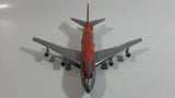 Vintage Lintoy Boeing 747 Canadian Pacific Air Lines CP Air Jumbo Jet Red and Grey Die Cast Toy Airplane