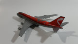 Vintage Lintoy Boeing 747 Canadian Pacific Air Lines CP Air Jumbo Jet Red and Grey Die Cast Toy Airplane
