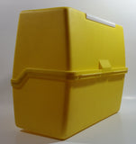 Disney Mickey Mouse Minnie Mouse Donald Duck Cartoon Characters Stars and Moon Themed Thermos Brand Yellow Lunch Box