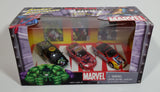 2002 Johnny Lightning Marvel Character Cars Spider-Man Viper, Wolverine Mustang, Hulk Dodge Ram Die Cast Toy Car Vehicles New in Box