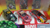 2002 Johnny Lightning Marvel Character Cars Spider-Man Viper, Wolverine Mustang, Hulk Dodge Ram Die Cast Toy Car Vehicles New in Box