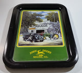 2001 John Deere "A Better Day with REA" 1944 Tractor "Garage" Scene Metal Beverage Tray