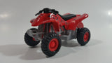 Maisto Quad ATV 4 Wheeler All Terrain Vehicle Red #33 Pullback Die Cast Motorized Friction Toy Car Vehicle
