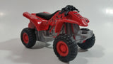 Maisto Quad ATV 4 Wheeler All Terrain Vehicle Red #33 Pullback Die Cast Motorized Friction Toy Car Vehicle