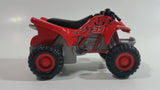 Maisto Quad ATV 4 Wheeler All Terrain Vehicle Red #33 Pullback Die Cast Motorized Friction Toy Car Vehicle