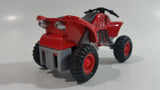 Maisto Quad ATV 4 Wheeler All Terrain Vehicle Red #33 Pullback Die Cast Motorized Friction Toy Car Vehicle