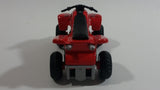 Maisto Quad ATV 4 Wheeler All Terrain Vehicle Red #33 Pullback Die Cast Motorized Friction Toy Car Vehicle