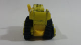 Unknown Brand Bulldozer With Rubber Tracks Yellow Die Cast Toy Car Construction Equipment Vehicle
