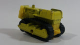 Unknown Brand Bulldozer With Rubber Tracks Yellow Die Cast Toy Car Construction Equipment Vehicle
