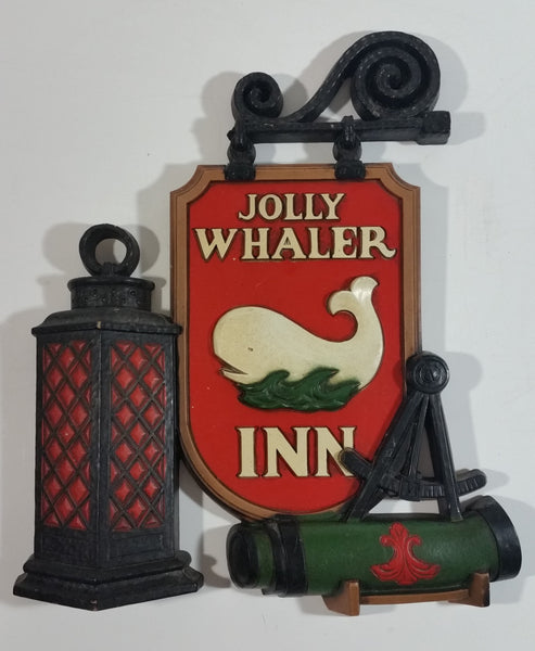 Vintage 1975 Syroco 7376 Jolly Whalers Inn 3D Decorative Wall Hanging