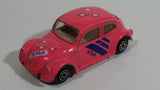 Rare Hard to Find Maisto Volkswagen 1300 VW Bug Beetle "Star" Pink Die Cast Toy Car Vehicle