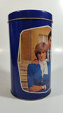 Regency Ware Prince Charles & Lady Diana Royal Wedding 29th July 1981 Blue Cylindrical Tin Metal Container