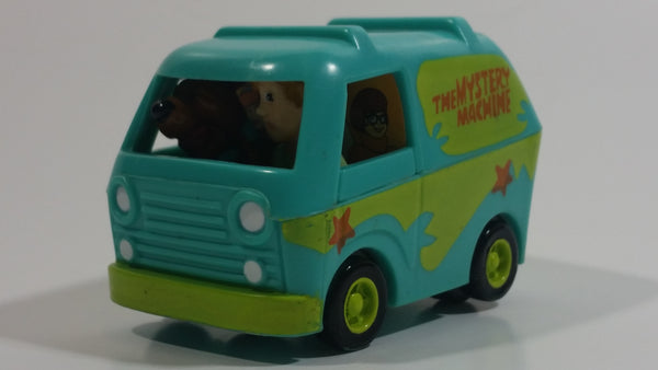 1996 Hanna Barbera Scooby Doo! The Mystery Machine Van Plastic Pullback Motorized Friction Toy Car Vehicle Burger King Kid's Meal