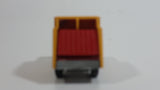 Vintage 1979 Lesney Matchbox Superfast Colectomatic Refuse Truck No. 36 Red Yellow Garbage Pickup Die Cast Toy Car Vehicle with Sliding Compactor