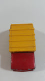 Vintage 1979 Lesney Matchbox Superfast Colectomatic Refuse Truck No. 36 Red Yellow Garbage Pickup Die Cast Toy Car Vehicle with Sliding Compactor