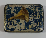 Antique Made in Germany 200 Gramophone Needles Small Hinged Tin Metal Container Empty