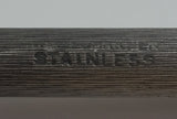 Vintage Faux Bone Antler Stainless Sharpening Steel and Meat Fork