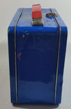 DC Comics Blue Superman Tin Metal Lunch Box Superhero Collectible