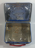 DC Comics Blue Superman Tin Metal Lunch Box Superhero Collectible