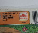 1989 Whitman Western Publishing Company Little Golden Book Land "Cavetown" Tray Puzzle