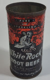 1960s White Rock Beverages Pure and Sparkling Root Beer 10 fl oz Puncture Flat Top Soda Can - Mira Can