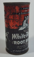 1960s White Rock Beverages Pure and Sparkling Root Beer 10 fl oz Puncture Flat Top Soda Can - Mira Can