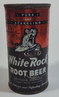 1960s White Rock Beverages Pure and Sparkling Root Beer 10 fl oz Puncture Flat Top Soda Can - Mira Can
