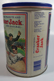 Cracker Jacks Always on Top World's Famous Confections Baseball 8" Tall Tin Metal Canister