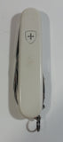 Rare Vintage Rostfrei Switzerland Swiss Army Officier Suisse Stainless Steel White Multi Tool Folding Pocket Knife