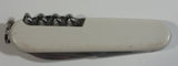 Rare Vintage Rostfrei Switzerland Swiss Army Officier Suisse Stainless Steel White Multi Tool Folding Pocket Knife
