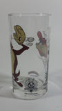 1998 Smucker's Collectables Warner Bros. Baseball Themed Taz Tasmansian Devil Cartoon Character Small Drinking Glass