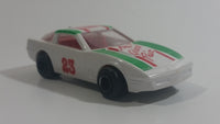 Rare Majorette Novacar No. 103 Chevrolet Corvette Grand Prix #23 White Die Cast Plastic Body Toy Race Car Vehicle