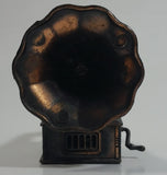 Vintage 1970s Durham Industries American Greetings No. 5402 Die Cast Metal Antique Phonograph Gramophone Music Player with Moving Parts