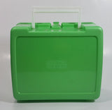 2001 Thermos Brand Warner Bros Looney Tunes Taz Tasmanian Devil Cartoon Character Bright Green Plastic Lunch Box with 10 oz. Thermos Bottle