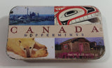 2003 Art CoCo Mint Company Canada Peppermints Pocket Size Tin Metal Container with Sliding Lid