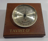 Vintage Tavist-D Wooden Cased Thermometer Temperature Humidity Gauge Medical Drug Salesman Promotional Item