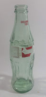 December 1993 Coca-Cola Classic Commemorative Santa Claus Christmas Themed 7 1/2" Tall 8 Fl oz. 237mL Glass Soda Pop Bottle