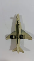 Unknown Brand Military Fighter Jet Light Brown Die Cast Toy Airplane Vehicle