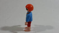 Geobra Playmobil Red Haired Pirate Boy Red Shorts Blue Top 2" Tall Toy Figure