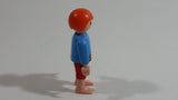 Geobra Playmobil Red Haired Pirate Boy Red Shorts Blue Top 2" Tall Toy Figure