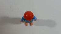 Geobra Playmobil Red Haired Pirate Boy Red Shorts Blue Top 2" Tall Toy Figure